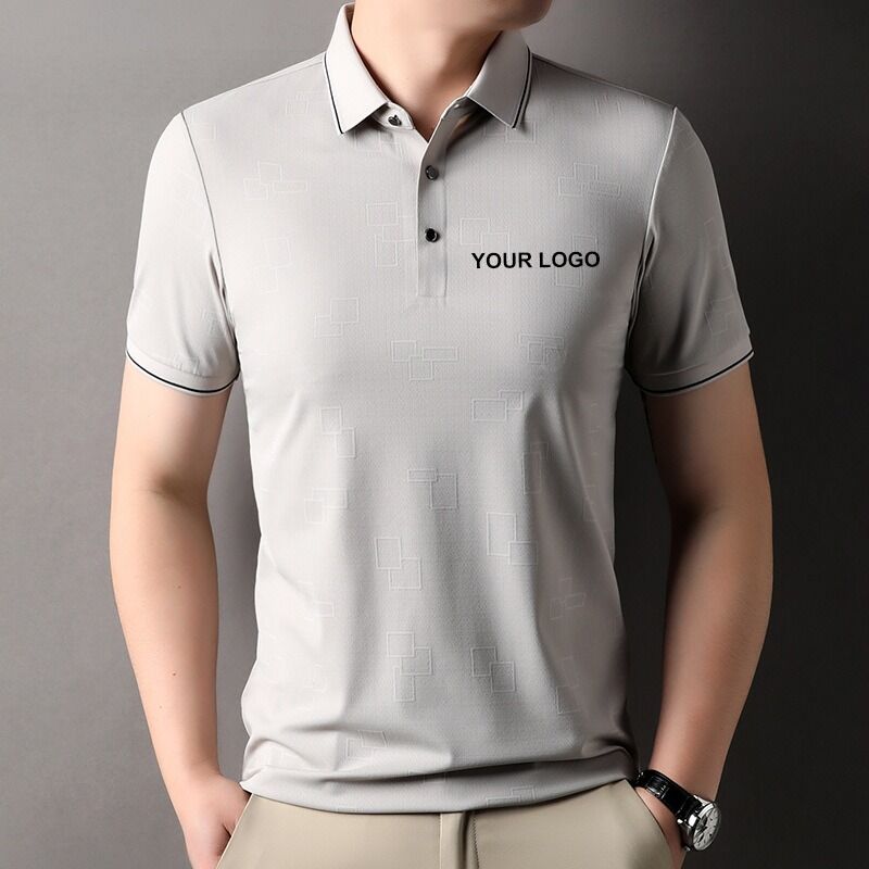 Quick Dry Short-sleeved Polo Shirt Leisure Polo Shirt Unisex Plus Size Men's Polo Shirts