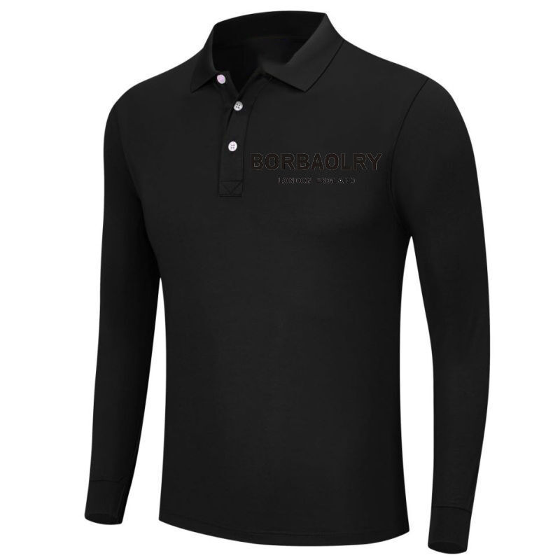 Custom Polo Shirts Long Sleeves Printed logo Embroidery t Shirt Polo Cotton Blank Men's Long-Sleeved Polo Shirts