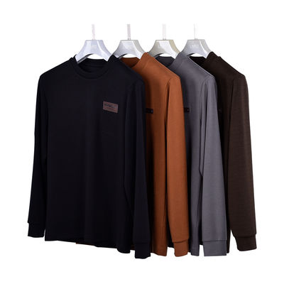 Plush Blank Jogger Crewneck Cotton Pullover Hoodie 400 Grams With OEM