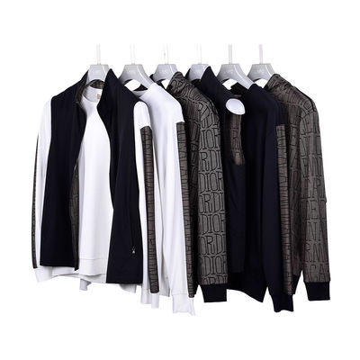 Sport Woven Men'S Hoodies Sweatshirts Black Embroidered 380 Grams 400 Grams